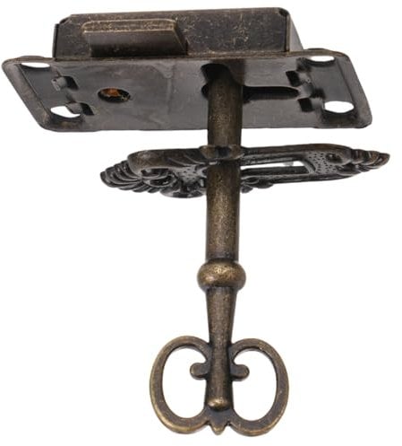 ORFOFE Schrank Schloss Mit Schlüssel Antik Vintage Für Schrank Türen Kommode Möbelschloss Antikes Mit Schlüsseln Schlossteile Incl