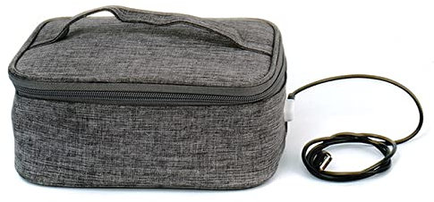 Joyzan Portapranzo Riscaldato Elettrico Portatile, Scaldavivande A Riscaldamento Rapido con Contenitori Controllo della Temperatura Regolabile A Prova di Perdite e Scomparti Rimovibili