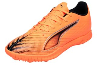 PUMA Unisex Ultra 6 Play Turf Football Boots, Heat Fire-PUMA Black-Glowing Red, 10 UK