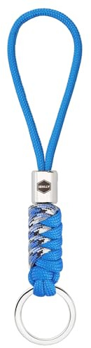 SENLLY Schlüsselanhänger für Schlüssel, Handy, Geldbörse, Geflochtenes Paracord-Design Schlüsselband mit Edelstahl-Hardware