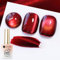 UR SUGAR Cat Eye UV Gel Nagellack Rot, 15ML Dunkelrot Magnet Cat Eye Nagellack, Glitzer Kristall Jelly CatEye Gel Soak-Off UV Nail Polish für DIY Art Maniküre Salon