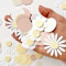 100 Pcs Gänseblümchen Deko,Blumen Konfetti,Gänseblümchen Konfetti Hochzeit Tischdeko,Hochzeit Basteln Diy Dekoration,Baby Shower Party Zubehör