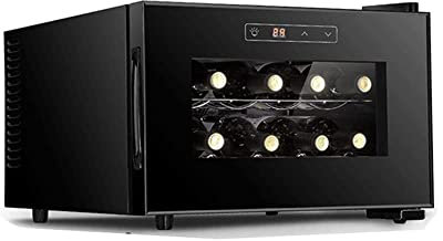 IUBGFTO 8 Bottle Wine Cooler Horizontal, Thermoelectric Wine Fridge, Freestanding Wine Cellar for Small Kitchen, Apartment, Cottage, RV