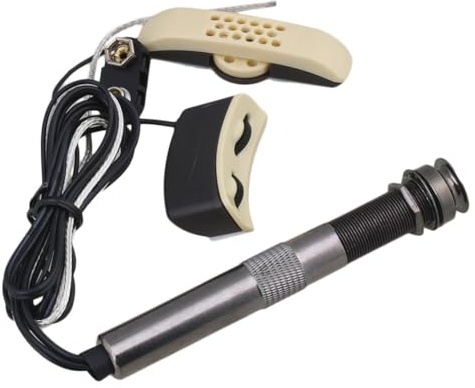 Rtxbvg Multi-Color Adjustable Sound Hole Microphone for Classical Guitar
