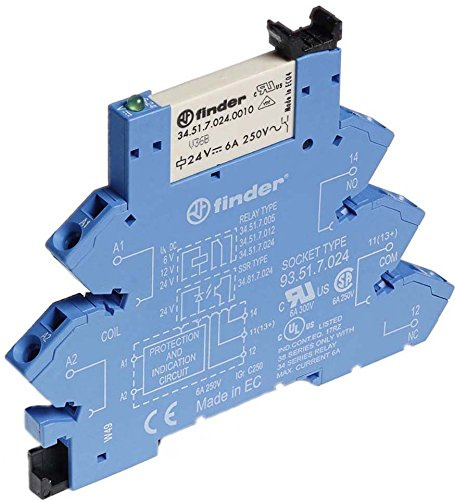 Finder Serie 38 gelagert – RELE-Modul mit 24 VAC/DC Agni + AU
