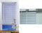 VENEZIANA WEISS MIT MM-Lampen, Fensterdekoration, 25 cm, 100 x 170H