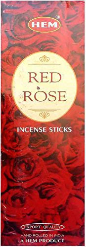 HEM Bâtons d'encens à la Rose - Lot de 3 boites de 8