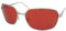 The Movie Shop Ltd Tyler Style Sonnenbrille, Silber / Rote Linse, Polarisiert, UV400 Schutz, Vollrahmen, Unisex, Klassisch, Erwachsene, Filmfans