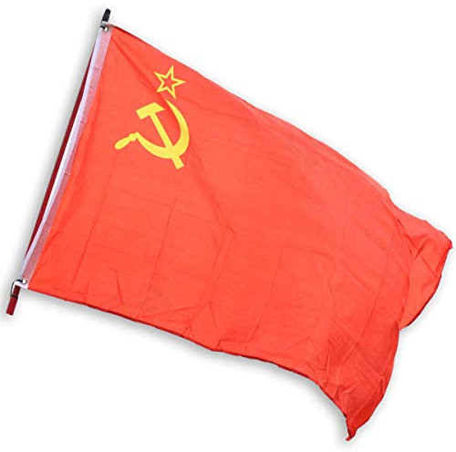 Bandiera Unione Sovietica U.R.S.S. Russia Comunista WWII Falce e Martello