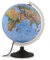 TECNODIDATTICA Globo terráqueo Atmosphere Solid B, Luminoso, Giratorio, cartografía física/política y meridiano Graduado, diámetro 30 cm, Color (0331B1FAITLNT041)