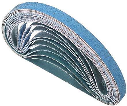 Sanding Belts BE-Tool 20mm x 520mm 60 Grits Power Tool Sander Abrasive Sanding Belts Metal Grinding Sanding Belts for Power Tool Sander - Pack of 10pcs