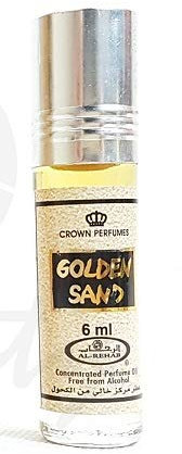 Golden Sand Al Rehab - Aceite de perfume (6 ml, aroma oriental/árabe, almizcle