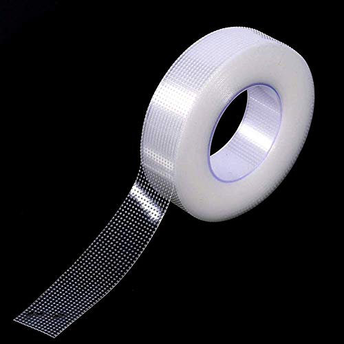 Wimpernband, 8 Rollen PE Micropore Medizinisches Tape für Wimpernverlängerung, Gewebeband für falsche Wimpernflicken, Make-up-Werkzeug, 1,3 cm x 2,3 m, durchscheinend