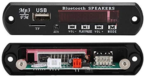 VBESTLIFE Bluetooth MP3 Decoder Board Modul, DIY Kabellos BT MP3 WMA WAV APE Verlustfreie Musik Decoder Board Unterstützung Radio FM/USB Disk Lesen