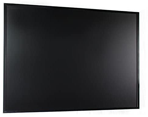 Sam Creative Kreidetafel mit Schwarzem Rahmen 120x240 cm | Magnetische Kreidetafel | Blackboard Schultafel