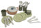 Andreu Toys 15604 Bio Dinner Set (4 Personen) - In A Box Küchenspielzeug, robust, mehrfarbig