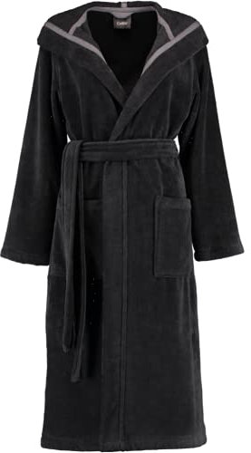 Cawö Damen-Kapuzen-Bademantel 825 Farbe lava Größe 36/38 Morgenmantel