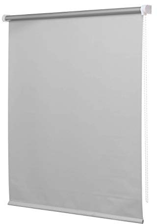 Ventanara® Thermorollo Verdunkelungsrollo inklusive Montagematerial (180 x 160 cm, hellgrau)