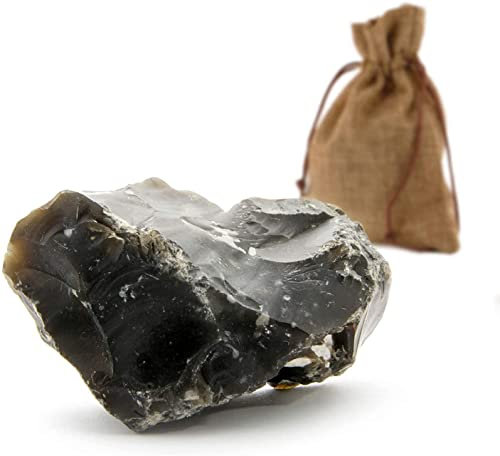 Martenbrown® Großer Feuerstein Rohstein für Survival Trip I Feuerstarter I Flint I Schlageisen I Steinzeit I Mittelalter