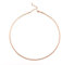 HSWYFCJY Rose Gold Necklace Women Classic Flat Snake Chain Herringbone Necklace Choker Necklace 3mm Wide Chain Length 40cm as a Birthday Gift for Girls