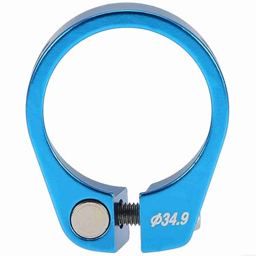 Ejoyous Fahrrad Sattelklemme 34.9mm, Aluminium Sattelstützenklemme Fahrradsattel Halterung Universell Legierung Sattelkloben, für Kerzensattelstütze Rennrad Sattelstütze (34,9