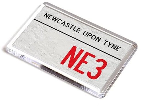 FRIDGE MAGNET - Newcastle upon Tyne NE3 - UK Postcode
