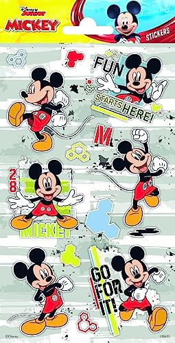 Sticker für Kinder als Mitgebsel Geschenk Spiel | Frozen Paw Patrol Minions Dinos Cars Peppa | Aufkleber Kindersticker Kindergeburtstag Geburtstag, Formatvorlagen Name: Mickey Mouse, 13 Sticker