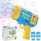 Bubble Machine Age 3+ for Kids, 40 Holes Bazooka Bubble Gun Machine 4 Lighting with 2 Bubble Solution, 5000+ Bubbles Per Min Bubble Maker Outdoor Toys for Girls Party, Kids Toys (Blue-40)