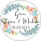 Etichette adesive personalizzate con nome matrimonio fidanzamento nozze wedding. Set da 100 pezzi, dimensioni dai 3 ai 10 cm
