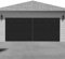 Kit d'isolation de porte de garage pour l'hiver, rideau de porte de garage magnétique à isolation thermique pour porte de garage, rideau de porte de garage, résistant aux intempéries, coupe-vent et