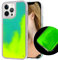 Losin Fluoreszierende Hülle Kompatibel mit iPhone 15 Pro Treibsand Hülle Liquid Glow Sand Handyhülle Luxus Glow in The Darkness Noctiluncent Liquid Luminous Sand Fashion Luxury Cover für Frauen und