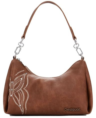 Desigual Women's Accessories PU Hand Bag, Brown
