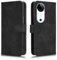 GOKEN Cover Libro per Vivo V40 5G - Custodia Portafoglio in Pelle Sintetica Magnetica con Calamita, Antiurto, Flip in Silicone Morbido -Nero