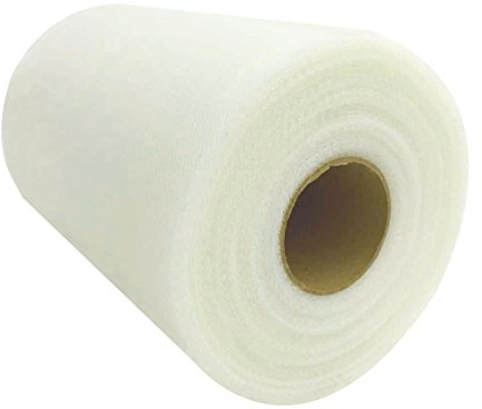 Große Tüll rolle 30cm x 91,4m für TuTu Schleife Geburtstagsfeier Hochzeit Dekorationen DIY Tüll Stoff (C02 milchig)