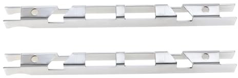 Create idea Kettensägen-Tiefenmesser, Feilen, Kettenbegrenzungszähne für 1/4 3/8 0,325 P3/8 Zoll Kettensägen 170 x 12,5 x 15 mm, Silber, 2 Stück