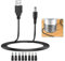 Watlikeup USB to DC Power Cable,1 PCS DC5V Charger Cable,Universal DC 5V Charger for Laptops,Router,Keyboard,DC Power Cable Large,USB to DC Cable Detachable Power Cord