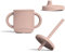Mamas & Papas Melba - Tazza in silicone 4 in 1 per lo svezzamento dei bambini, facile da impugnare, con manici, in silicone per uso alimentare, senza BPA, coperchio a prova di perdite, per bambini dai