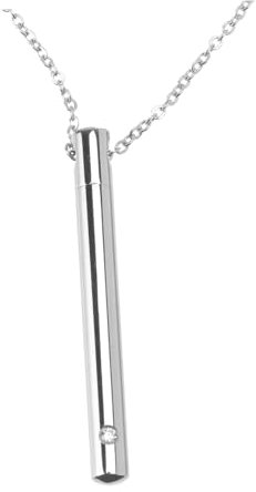 LIGIGWASH 1 Stück Parfüm Flasche Halskette Elegante Urnenkette Andenken Urnenzubehör Urnenbehälter Pet-asche-anhänger Anhänger Zur Parfümaufbewahrung Silver Stahl
