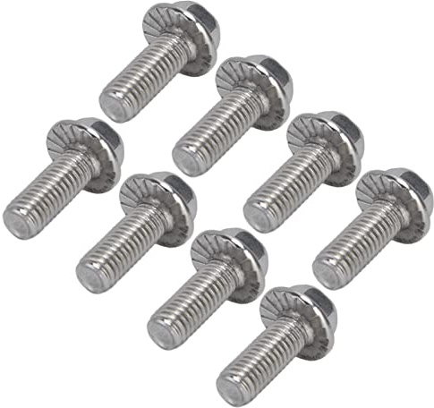 Fdit 20 STCS M10X1.5 - Tornillo de tornillo Din6921, A2-70 de acero inoxidable (M10*25)