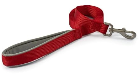 Ancol Heritage Nylon Lead Red 1m X25mm Sz 7-9