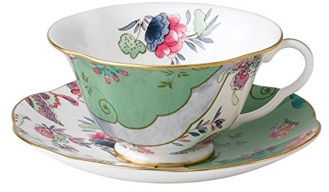 Wedgwood Butterfly Bloom theekop met schotel