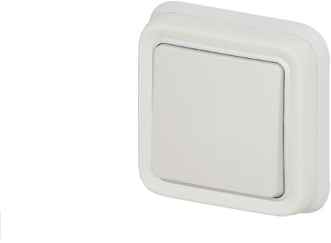 Legrand 069851 Interrupteur ou va-et-vient Étanche Plexo, Complet Encastré, 10AX, 250V, Blanc