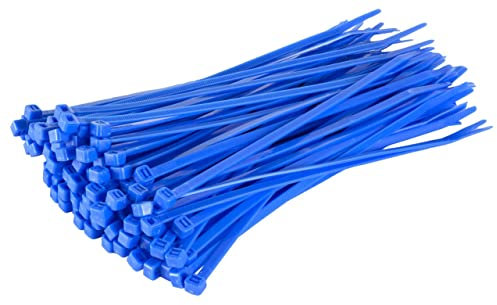 100mm x 2.5mm Blue Cable Ties (Pack of 20)