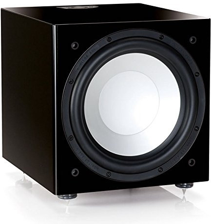 Monitor Audio Silver W-12 Black Gloss - Caja amplificada