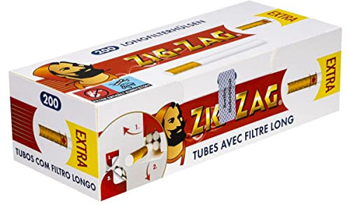 OCB 2.000 (10x200) ZIG-ZAG® EXTRA Zigarettenpapier, 8 mm, 84 mm, Filter 24 mm, Papier