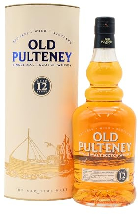 Old Pulteney - Highland Single Malt Scotch - 12 year old Whisky 70cl 40% ABV (Old Bottling)