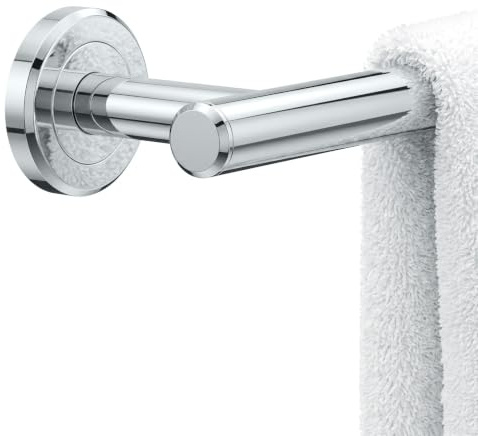 Gatco 4240A Latitude II 30-Inch Towel Bar, Wall Mounted Bathroom Towel Holder, Chrome, 32.63 Total Length