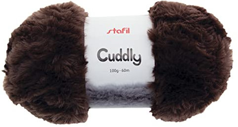 Stafil Wolle Cuddly 100g Braun