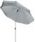 Doppler GS ACTIVE ca. 200/8tlg. - Sonnenschirm für Balkon oder Garten - Regenabweisend - Knickbar - ca. 200 cm - Hellgrau