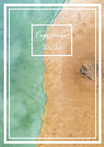 Tagesplaner 2021 A4: 1 Tag 1 Seite Kalendar|Großer Tageskalender 2021, Planer und Terminkalender Din A4 mit Uhrzeiten| Vom 1. Januar 2021 bis 31. ... Planer mit Wochenansicht| XXL 21x29,7 cm A4